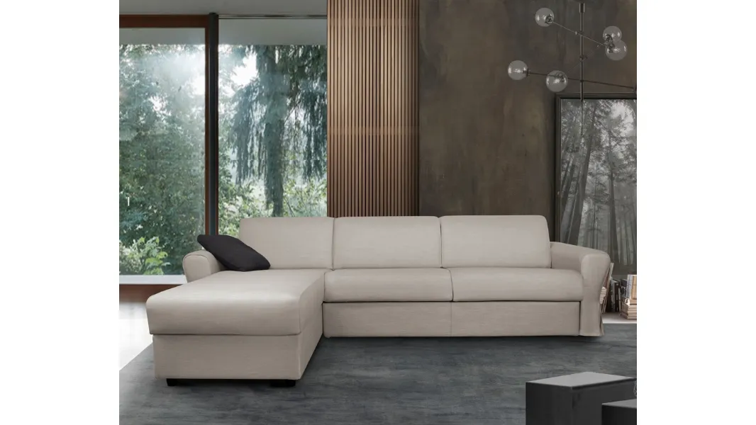 Divano Letto con penisola Cleo di Salvetti