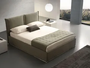 Letto in tessuto imbottito Asia di Ergogreen