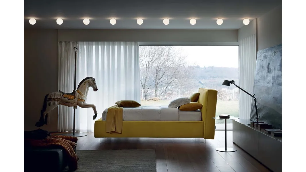Letto matrimoniale Elena di Bontempi Letti Design