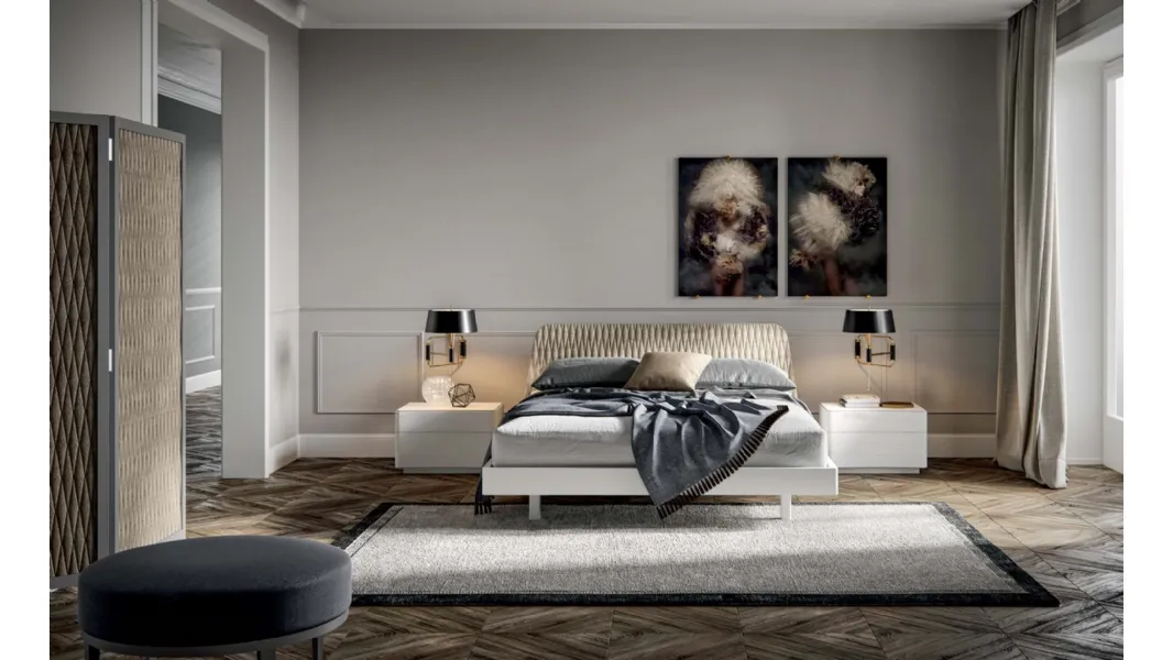 Letto con trama romboidale Brand di Veneran
