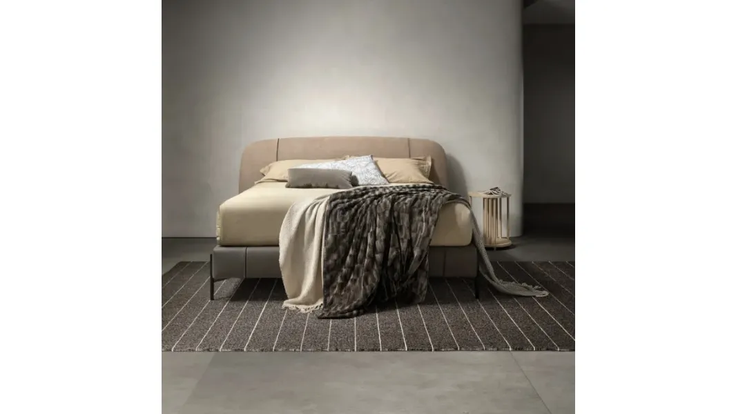 Letto in tessuto con testiera Set di Bside