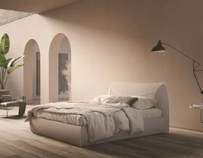 Letto imbottito con contenitore Corinne di Ergogreen