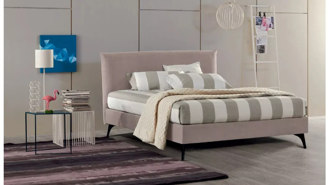 Letto in tessuto Fanny di Oggioni