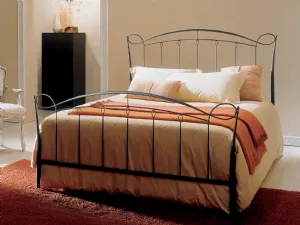 Letto in ferro battuto con testiera Ginevra di Bontempi