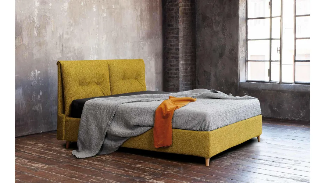 Letto in tessuto Ginevra di Confortplus