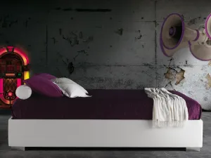 Letto Haiti in tessuto con contenitore di Milano Bedding