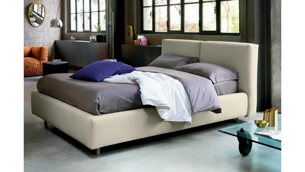 Letto Kuna con box contenitore di Bontempi Letti Design