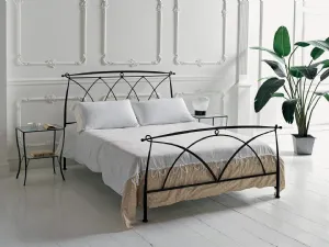 Letto in ferro battuto con testiera Manon di Bontempi