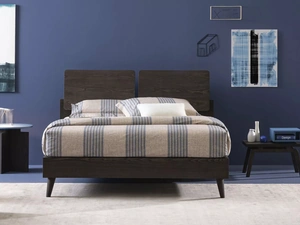 Letto in legno con contenitore Both di Oggioni