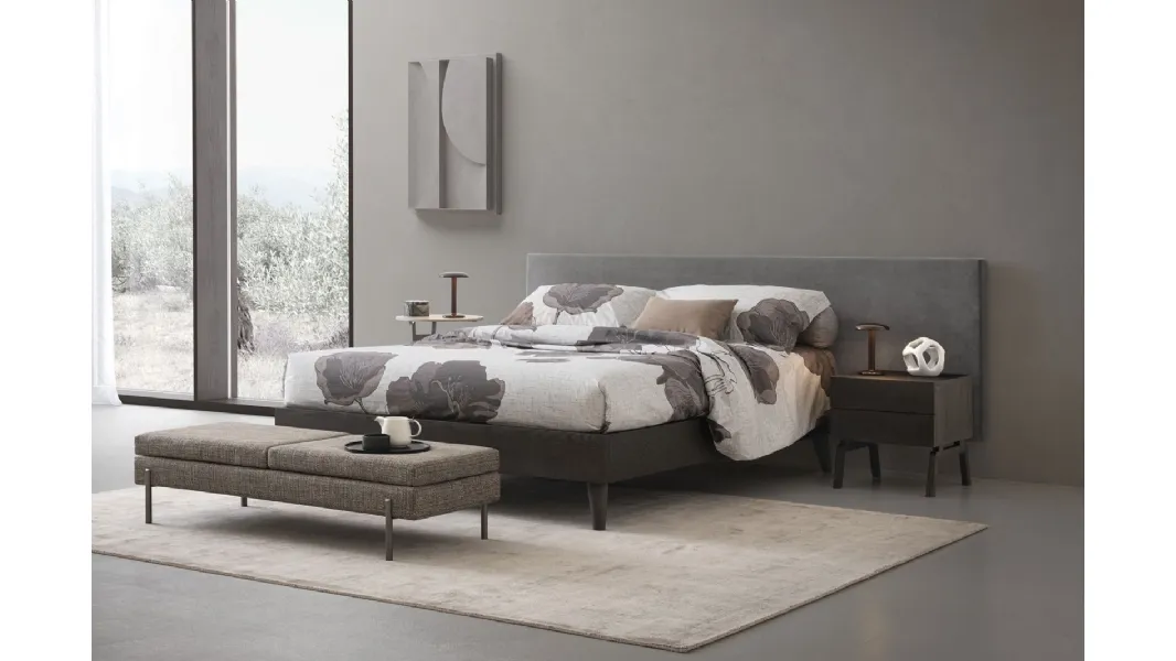 Letto imbottito Kelly Tessile di Oggioni
