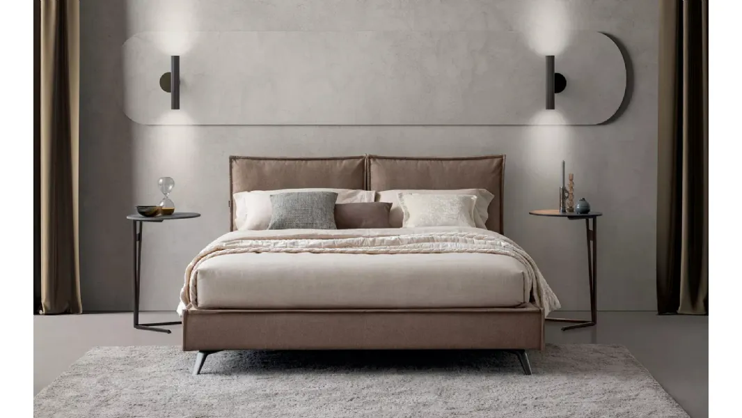 Letto in tessuto Metro di Oggioni