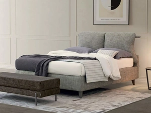 Letto in tessuto Pug con box contenitore di Oggioni
