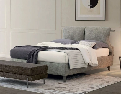 Letto in tessuto Pug con box contenitore di Oggioni