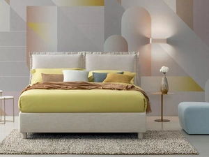 Letto in tessuto Vivian con box contenitore di Oggioni