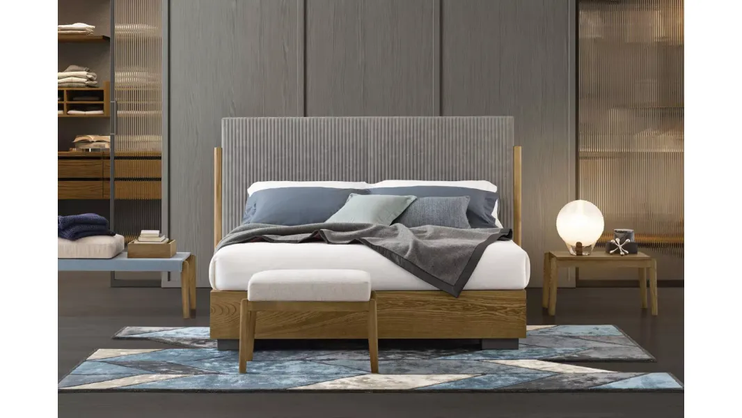 Letto con contenitore Promenade di Oggioni