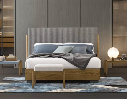 Letto con contenitore Promenade di Oggioni