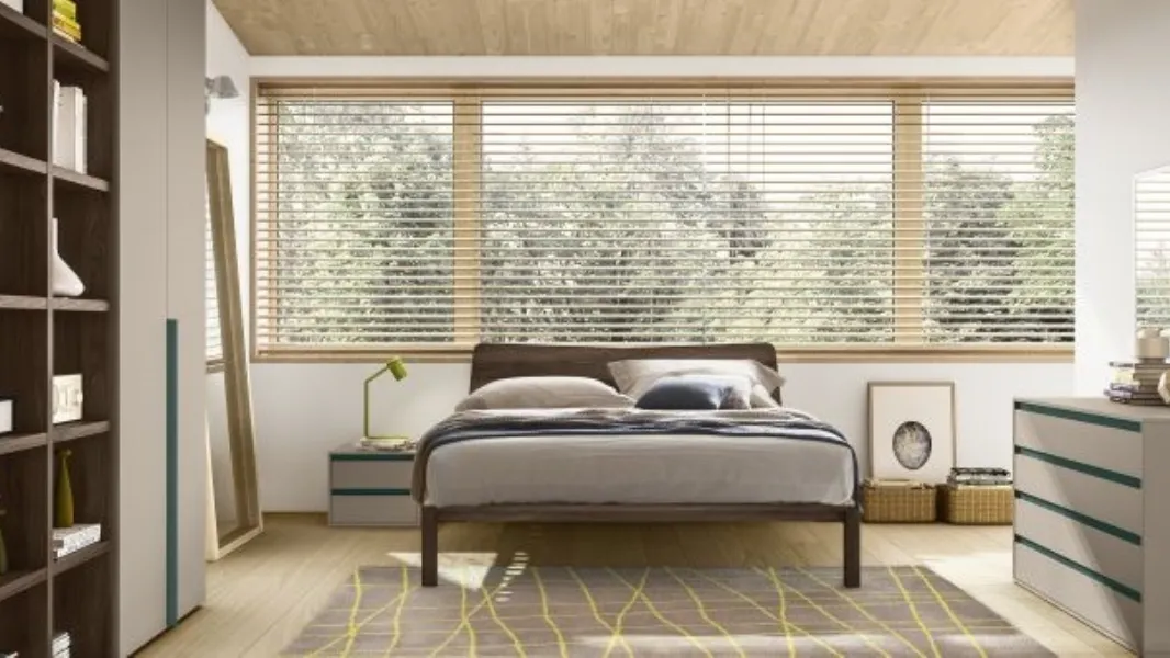Letto RK105 Klou in legno di Marka Total Living