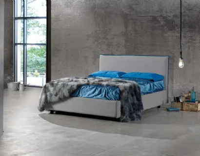 Letto in tessuto imbottito Morfeo di Salvetti
