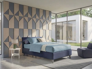 Letto singolo con contenitore Golf 203 di Oggioni