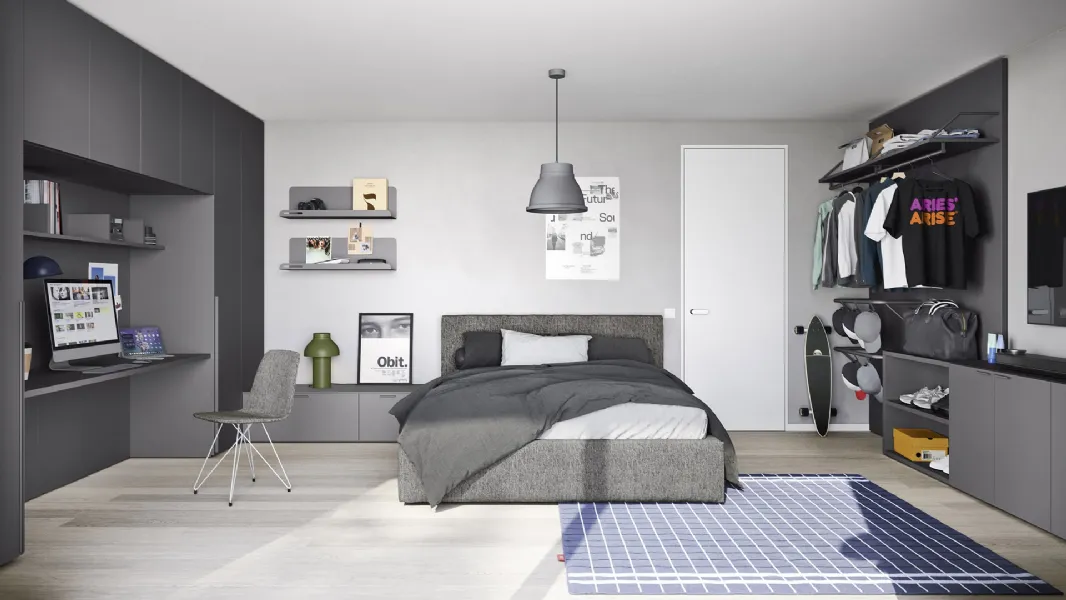 Letto singolo Wind di Nidi