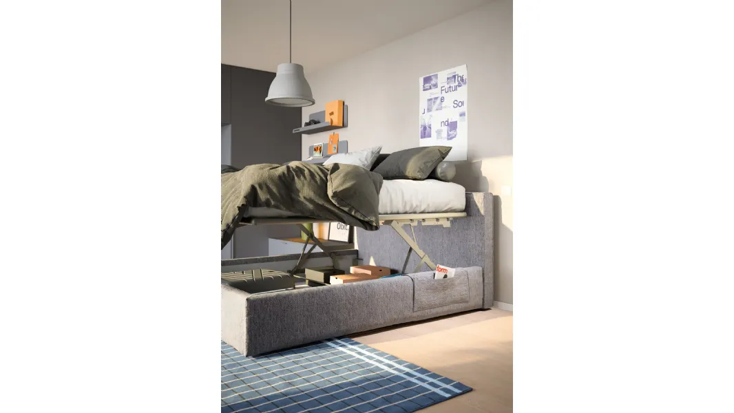 Letto singolo Wind di Nidi