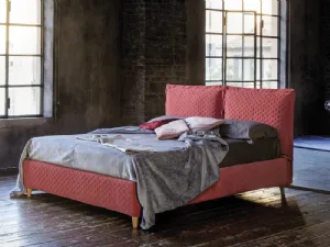 Letto imbottito con contenitore Sirio di Confortplus