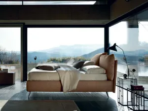 Letto con box contenitore Topazio di Bontempi Letti Design