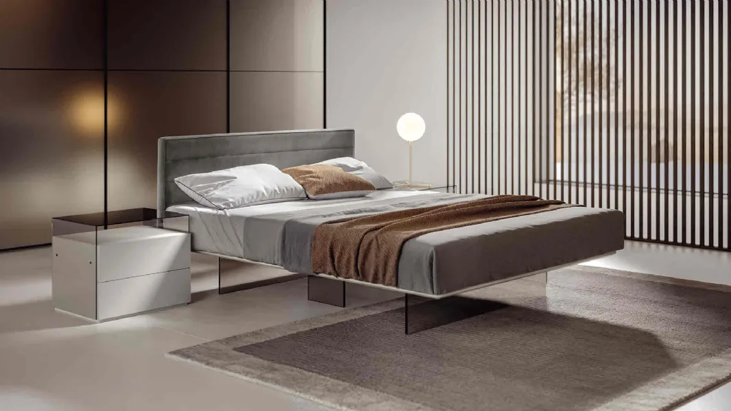 Letto imbottito Slim di Veneran