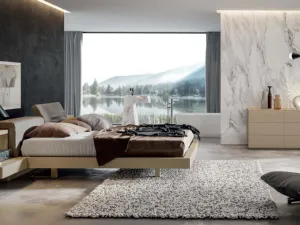 Letto Venus con box contenitore di Veneran