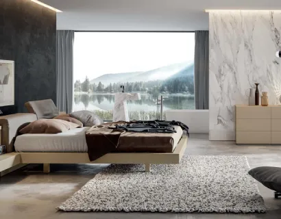 Letto Venus con box contenitore di Veneran