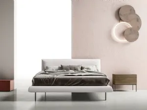 Letto in tessuto imbottito Decor di Zalf