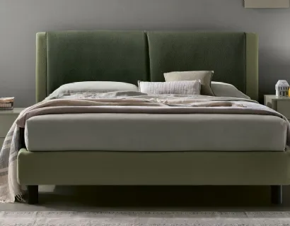 Letto in Rovere con decoro rigato Frame di Tomasella