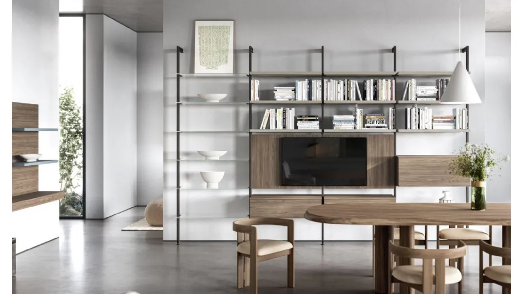 Libreria a muro Konca M39 di Marka Total Living