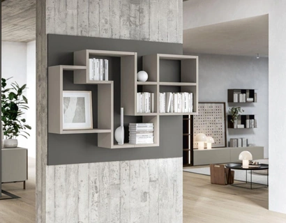 Libreria sospesa Liberty M69 di Marka Total Living