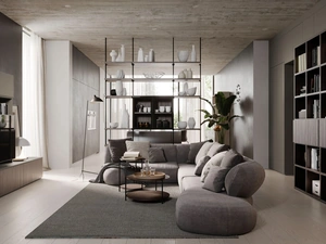 Libreria Divisoria in Metallo di Nardi Interni