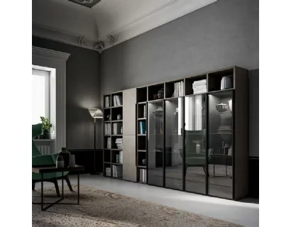 Libreria Speed Up con vetrinette di Dall'Agnese