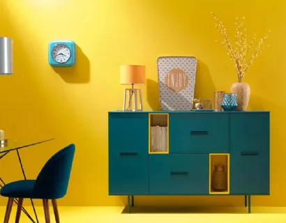 Madia dal design moderno e grintoso LV201 di Moretti Compact