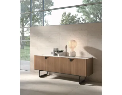 Madia Pandora in materico rovere cognac di Tomasella