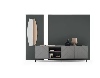 Madia Pica Legno Laccato Decorato 4 di Bontempi