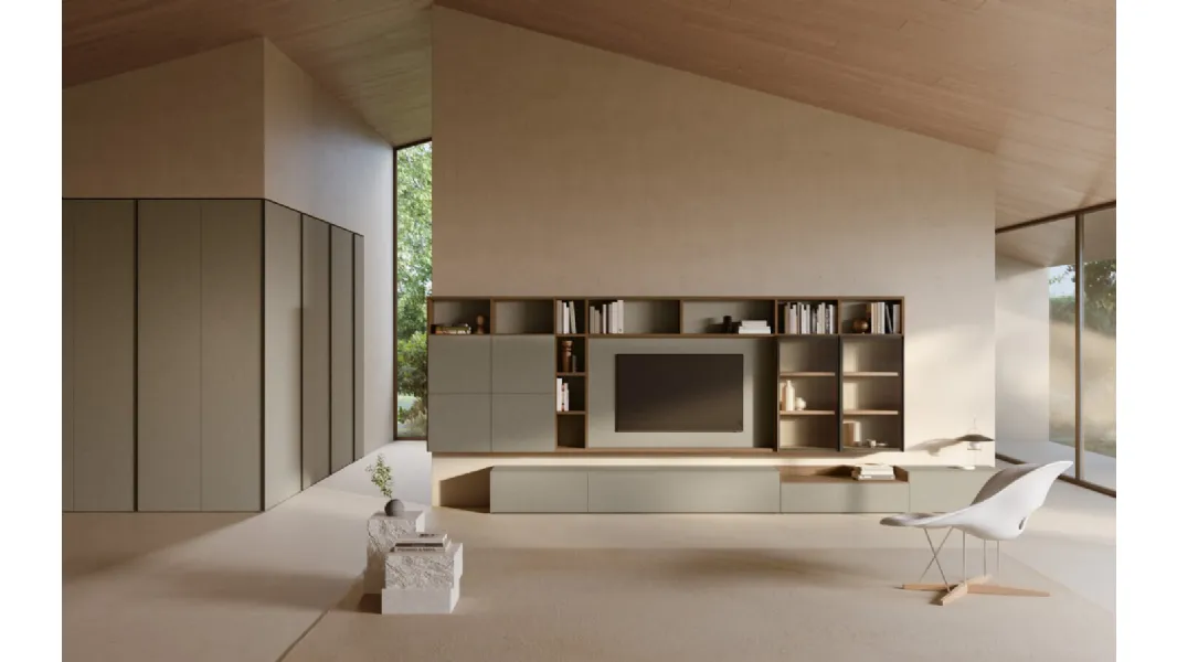 Parete Attrezzata Freespace SM2520 di Zalf