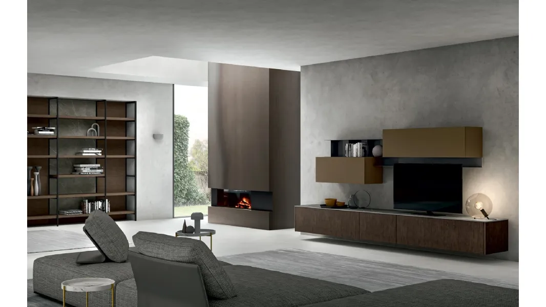 Parete Attrezzata Living Asia di Arredo3