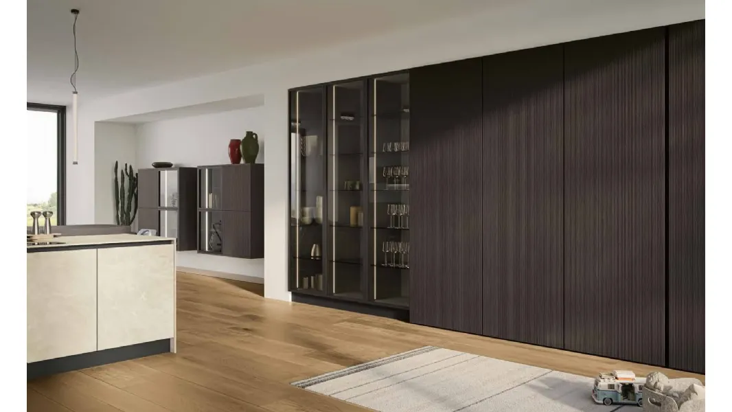 Parete Attrezzata Living MK12-01 di Gentili Cucine