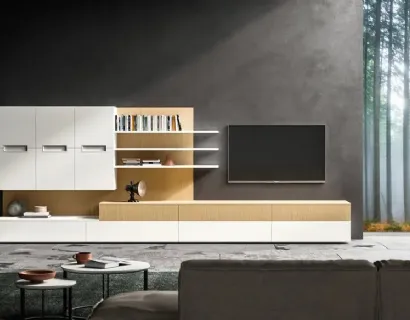Parete Attrezzata Living T04 2023 di Gentili Cucine