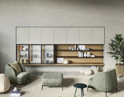 Parete Attrezzata Mensole e piani a muro di Novamobili