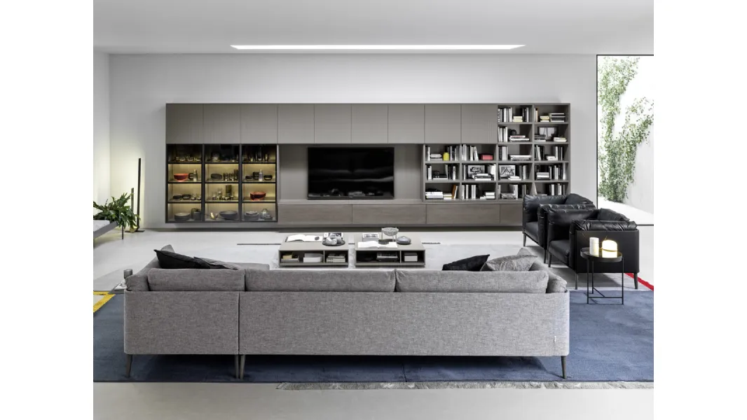 Parete Attrezzata Pannelli TV 02 di Novamobili