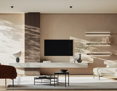 Parete Attrezzata Slim Grigio Perla di Dall'Agnese