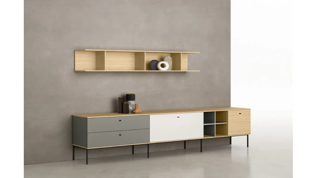 Parete Attrezzata SpaceMakers day Plana di Zalf