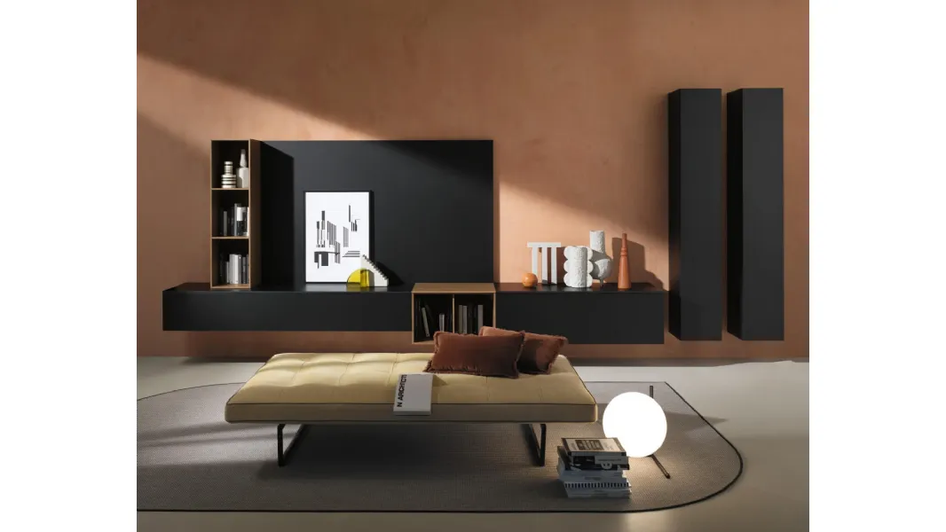 Parete Attrezzata SpaceMakers day SM2203 di Zalf