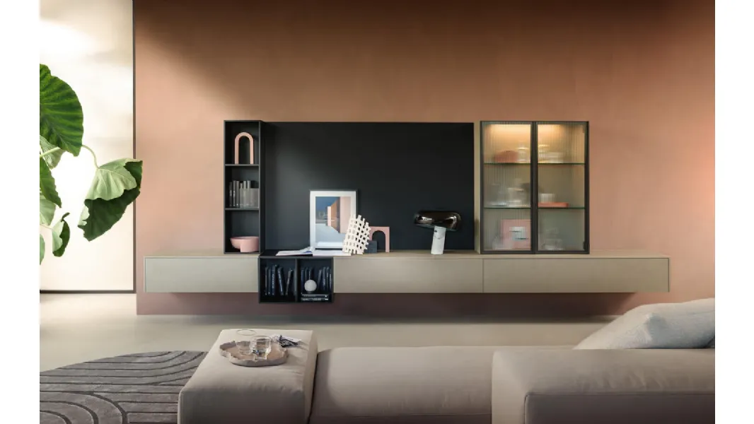 Parete Attrezzata SpaceMakers day SM2502 di Zalf