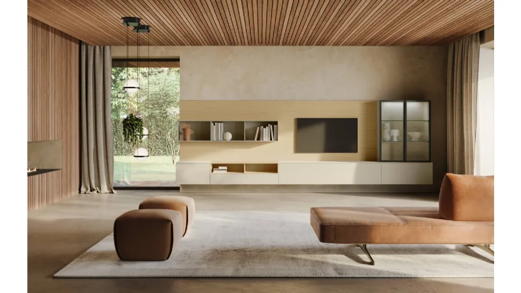 Parete Attrezzata SpaceMakers day SM2521 di Zalf